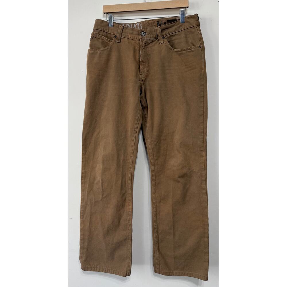 Ariat M4 Brown Low Rise Bootcut‎ men's jeans 32x34 cowboy western ranch